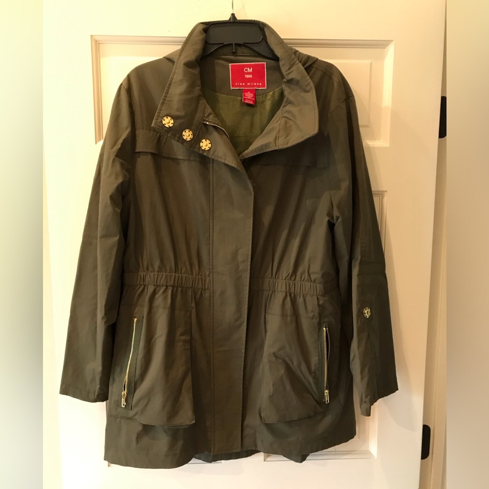 CIA Milano XL Olive Car Length Jacket/Coat